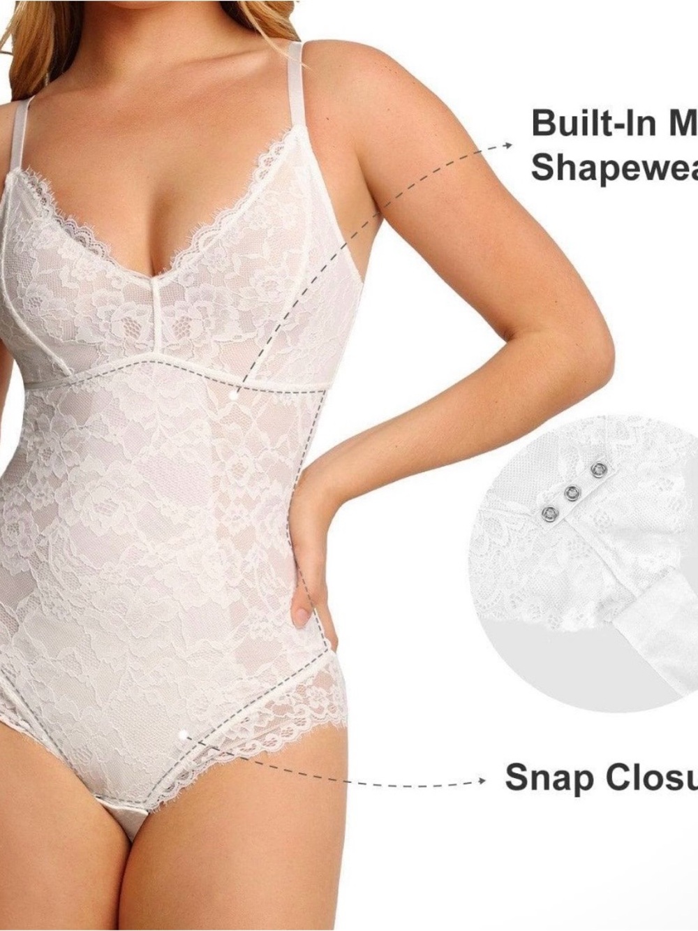 Popilush Lace Bodysuit - Picture 3 of 8